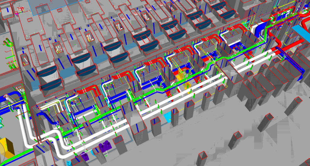 3D Kellerverrohrung